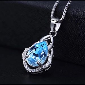 BRAND NEW 2.25CT SWISS BLUE TOPAZ PEAR SHAPED